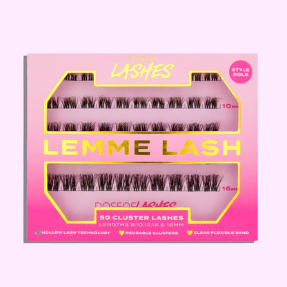 50 Pack Mixed Length Clusters - Dose of Lashes