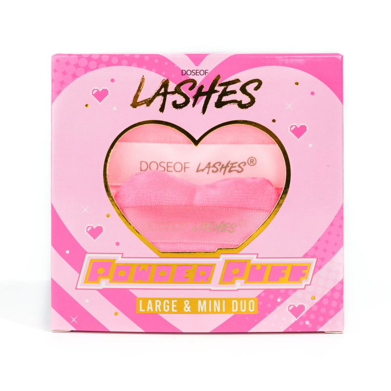 Heart Powder Puff Duo - Dose of Lashes